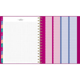 Harmony Weekly/monthly Poly Planner, 8.88 X 7.69, Purple/gold Cover, 13-month (jan To Jan): 2025 To 2026