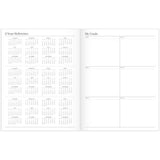 Workstyle Monthly Stitched Planner, Geometric Artwork, 11 X 8.5, Seaside Blue/gold Cover, 12-month (jan To Dec): 2025