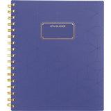 Badge Geo Weekly/monthly Planner, 8.88 X 7.69, Purple/gold Cover, 13-month (jan To Jan): 2025 To 2026