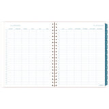 Glacier Weekly/monthly Planner, Glacier Artwork, 11" X 9.25", Blue/gray/silver Cover, 12-month (jan To Dec): 2025