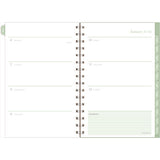 Ombre Weekly/monthly Planner, Colorful Cloud Artwork, 8.5" X 6.38", Multicolor Cover, 12-month (jan To Dec): 2025