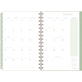 Ombre Weekly/monthly Planner, Colorful Cloud Artwork, 8.5" X 6.38", Multicolor Cover, 12-month (jan To Dec): 2025