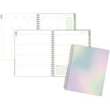 Ombre Weekly/monthly Planner, Colorful Cloud Artwork, 11" X 9.25", Multicolor Cover, 12-month (jan To Dec): 2025