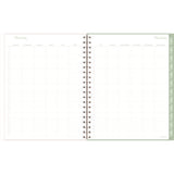 Ombre Weekly/monthly Planner, Colorful Cloud Artwork, 11" X 9.25", Multicolor Cover, 12-month (jan To Dec): 2025