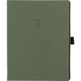 Foundation Undated Weekly/monthly Planner, 8.5" X 6.75", Green Cover, 12-month: Undated