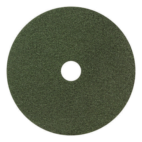 Black Diamond 3000 Grit Diamond Pad, 20" Diameter, Black/green, 2/carton