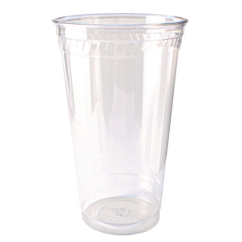 Kal-clear Pet Cold Drink Cups, 32 Oz, Plastic, Clear, 25/sleeve, 12 Sleeves/carton