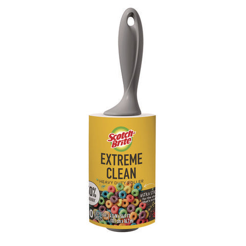 Extreme Clean Lint Roller, 4" X 54.59 Ft, 100 Sheets/roll