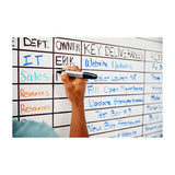 Easy Erase Permanent Marker Whiteboard Surface, 48 X 36, White Surface