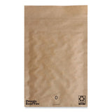 Evertec Curbside Recyclable Padded Mailer, #0, Kraft Paper, Self-adhesive Closure, 7 X 9, Brown, 300/carton