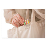 Unione Gel Pen, Retractable, Medium 0.7 Mm, Inspirational Ink-color Assortment, White Barrel, 8/pack