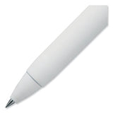 Unione Gel Pen, Retractable, Medium 0.7 Mm, Inspirational Ink-color Assortment, White Barrel, 8/pack