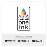 Unione Gel Pen, Retractable, Medium 0.7 Mm, Blue Ink, White Barrel, Dozen