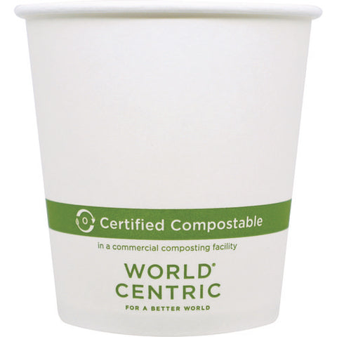Paper Hot Cups, White, 1,000/carton
