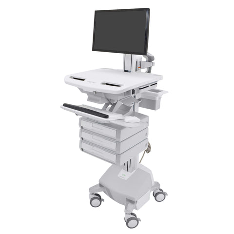 StyleView® Electric Lift Cart with Pivot, LiFe Powered, 3 Drawers (1x3)