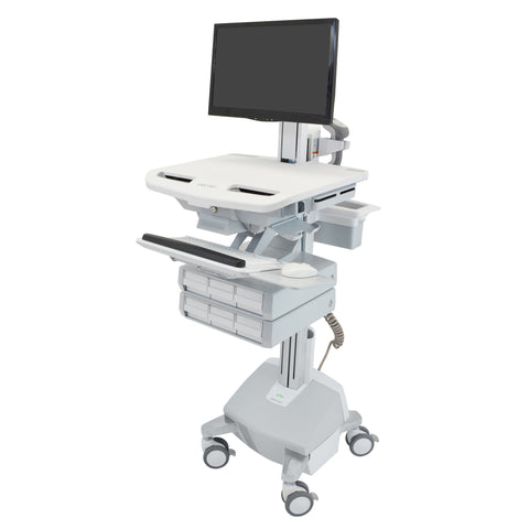 StyleView® Electric Lift Cart with Pivot, LiFe Powered, 6 Drawers (3x2)