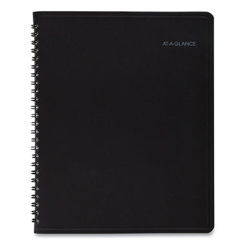 Quicknotes Monthly Planner, 8.75 X 7, Black, 2021