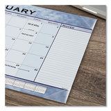 Slate Blue Desk Pad, 22 X 17, Slate Blue , 2022