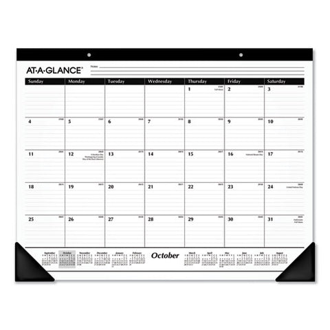 Ruled Desk Pad, 21.75 X 17, 2021-2022