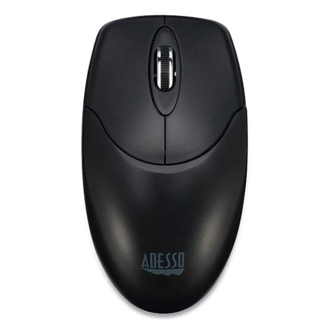 Imouse M60 Antimicrobial Wireless Mouse, 2.4 Ghz Frequency-30 Ft Wireless Range, Left-right Hand Use, Black
