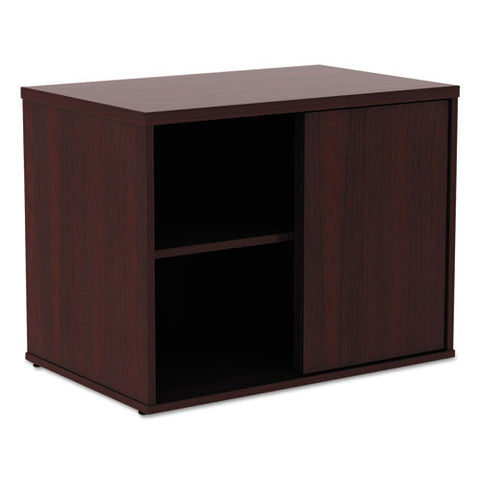 Alera Open Office Low Storage Cab Cred, 29 1-2w X 19 1-8d X 22 7-8h, Mahogany