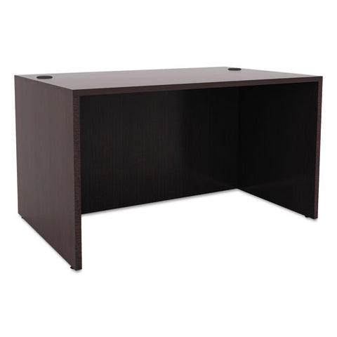Alera Valencia Series Straight Front Desk Shell, 47.25" X 29.5" X 29.63", Espresso