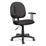 Alera Essentia Series Swivel Task Chair, Supports Up To 275 Lbs, Black Seat-black Back, Black Base