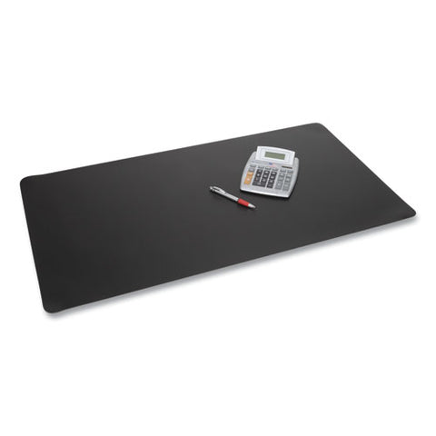 Rhinolin Ii Desk Pad With Antimicrobial Product Protection, 36 X 20, Black