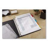 Insertable Big Tab Dividers, 5-tab, 11 1-8 X 9 1-4