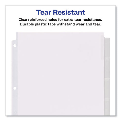 Insertable Big Tab Dividers, 8-tab, 11 1-8 X 9 1-4