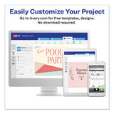 Textured Half-fold Greeting Cards, Inkjet, 5 1-2 X 8.5, Wht, 30-bx W-envelopes