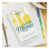 Textured Half-fold Greeting Cards, Inkjet, 5 1-2 X 8.5, Wht, 30-bx W-envelopes