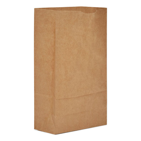 Grocery Paper Bags, 35 Lbs Capacity, #6, 6"w X 3.63"d X 11.06"h, Kraft, 2,000 Bags
