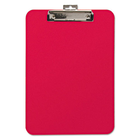 Unbreakable Recycled Clipboard, 1-4" Capacity, 8 1-2 X 11, Red