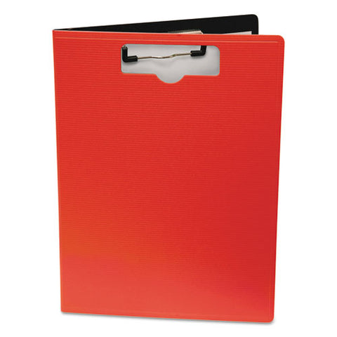 Portfolio Clipboard With Low-profile Clip, 1-2" Capacity, 8 1-2 X 11, Red
