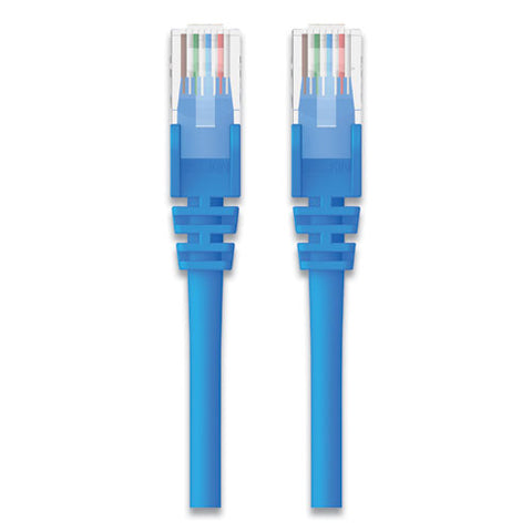 Cat6 Utp Computer Patch Cable, Rj45 Connectors, 7 Ft, Blue