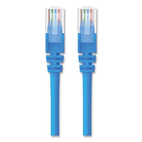 Cat6 Utp Computer Patch Cable, Rj45 Connectors, 25 Ft, Blue