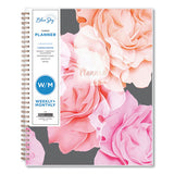 Joselyn Weekly-monthly Wirebound Planner, 11 X 8.5, Light Pink-peach-black, 2022