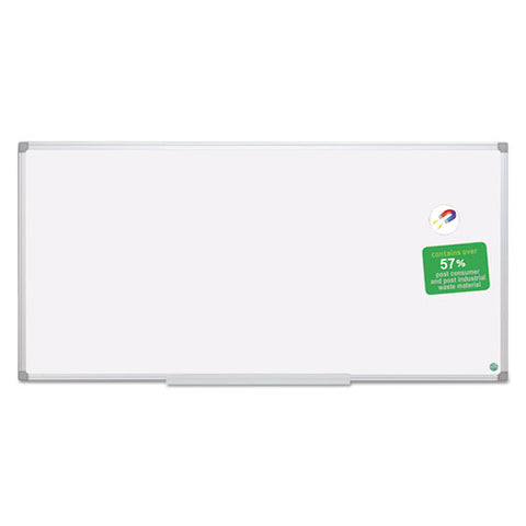 Earth Dry Erase Board, White-silver, 48 X 96