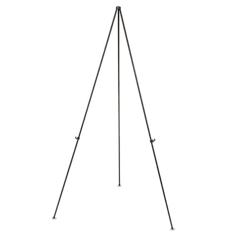 Instant Easel, 61 1-2", Black, Steel, Lightweight