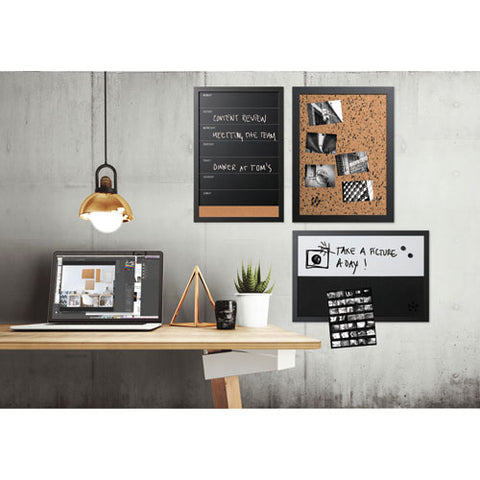 Black And White Message Board Set, Assorted Sizes And Colors, 3-set