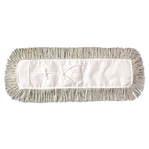 Mop Head, Dust, Cotton, 18 X 3, White