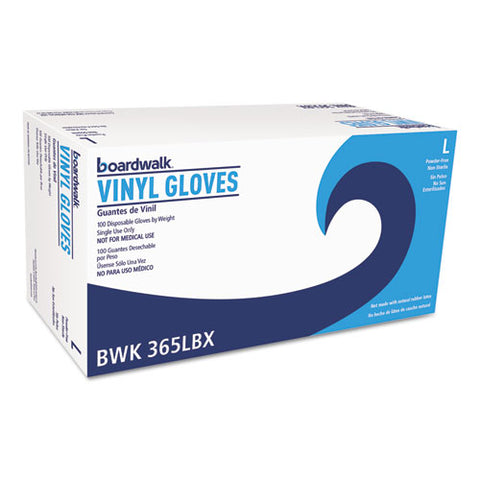 General Purpose Vinyl Gloves, Powder-latex-free, 2 3-5mil, Large, Clear, 1000-ct
