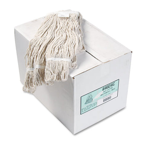 Pro Loop Web-tailband Wet Mop Head, Cotton, 12-carton