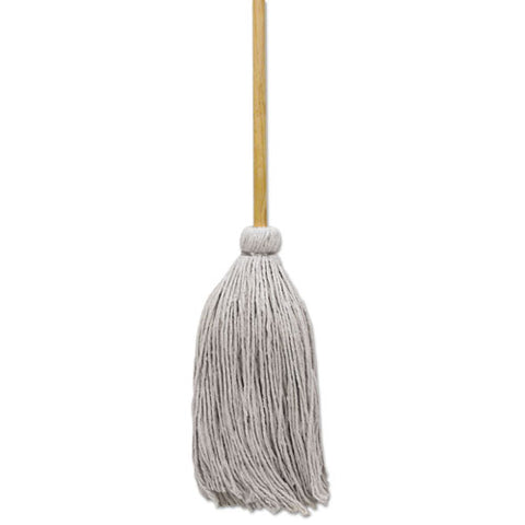 Mop Head, Cotton, Cut-end, White, #32 Handle Deck, 6-carton