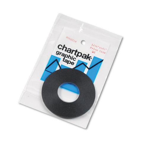 Graphic Chart Tapes, 0.06" X 54 Ft, Matte Black