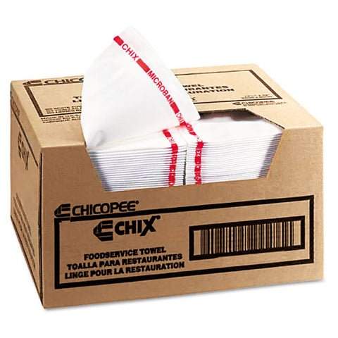Reusable Food Service Towels, Fabric, 13 X 24, White, 150-carton