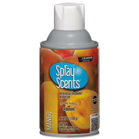 Sprayscents Metered Air Freshener Refill, Mango, 7 Oz Aerosol, 12-carton
