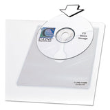 Self-adhesive Cd Holder, 5 1-3 X 5 2-3, 10-pk