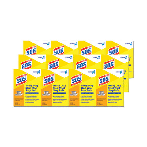 Steel Wool Soap Pad, 15 Pads-box, 12 Boxes-carton